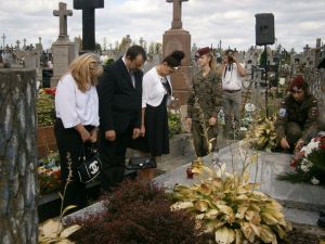 Złożenie kwiatów przy Grobie Nieznanego Żołnierza.