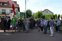 Witamy Pielgrzymów wchodzących na teren kościoła.