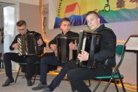 Występ grupy akordeonistów ze Szkoły Muzycznej w Ełku.