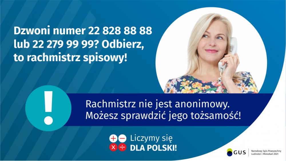 Ogłoszenie. Narodowy Spis Powszechny 2021.