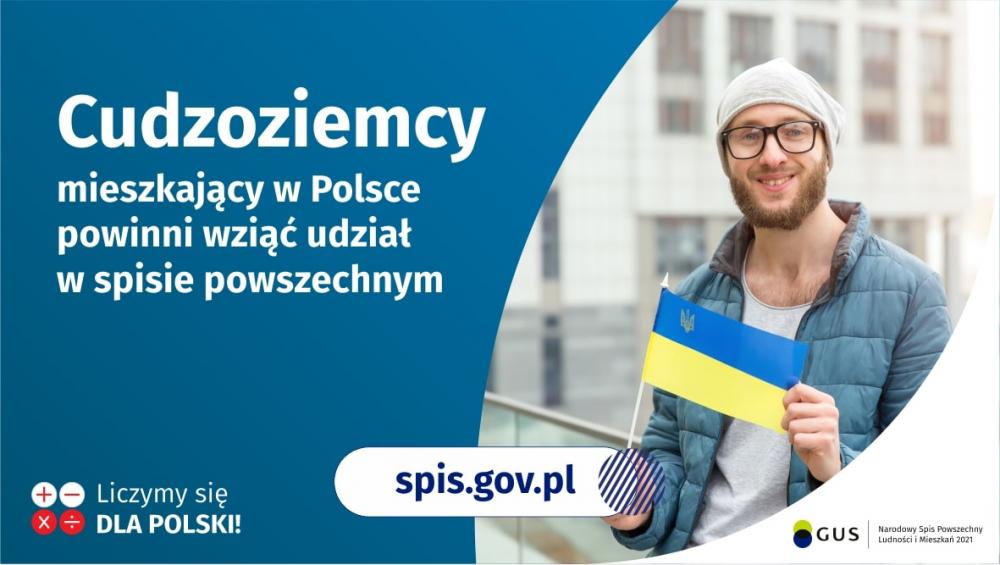 Ogłoszenie. Narodowy Spis Powszechny 2021.