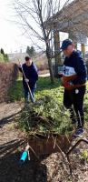 Wiosenne porządki w Ogrodzie Terapeutycznym.