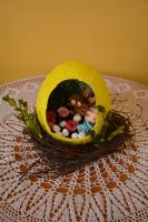 Wielkanocne dekoracje wykonane przez naszych Mieszkańców.