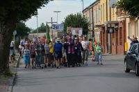 Podążający na Jasną Górę pielgrzymi z Ełku zawitali do Nasielska.