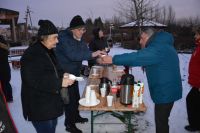 Nie zabrakło także ciepłej herbaty oraz różnych napojów.