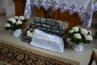 Inne ujęcie Grobu Pana Jazusa w Kaplicy naszego Domu.