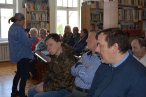 Nasi Mieszkańcy podczas wykładu w Bibliotece Publicznej w Nasielsku.