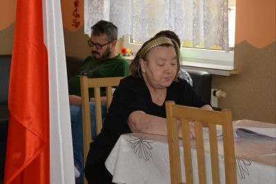 Pani Lidia także przyłączyła się do wspólnego śpiewania.