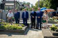 Uroczystość na cmentarzu parafialnym w Nasielsku w 103 rocznicę Bitwy o Borkowo i Nasielsk.