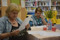 Pani Magdalena odczytała jeden z wierszy podczas Spotkania z Poezją.
