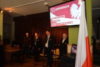 Spotkanie rozpoczęliśmy od odśpiewania Hymnu Państwowego.
