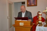 W oprawie słowno-muzycznej nabożeństwa uczestniczyli Mieszkańcy Domu.