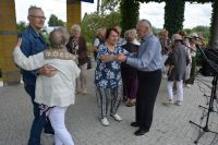 Spotkanie integracyjne w naszym ogrodzie z Uczestnikami Klubu Senior+ z Nasielska.