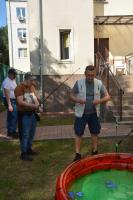 A tutaj Pan Damian, który przygotowuje się do zabawy, jaką było łowienie ryb.