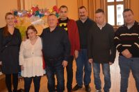 Nasza grupa podczas Balu Karnawałowego w Stylu Disco w Modlinie.