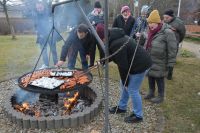 Zdjęcia z naszego drugiego zimowego spotkania przy ognisku w Ogrodzie Terapeutycznym w roku 2025.