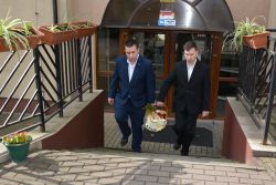 W Wielką Sobotę przedstawiciele społeczności Mieszkańców wybrali się do nasielskiego kościoła.