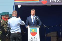 Zdjęcia z przebiegu uroczystości patriotycznej w Popowie Borowym, w której uczestniczyła delegacja naszego Domu.