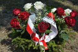 Zdjęcia z przebiegu uroczystości patriotycznej w Popowie Borowym, w której uczestniczyła delegacja naszego Domu.