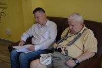 Pan Maciej przeczytał wiersze poetów, którzy tworzyli swoje utwory w okresie Powstania Warszawskiego.