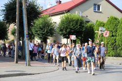 W połowie wakacji wspólnie z innymi Mieszkańcami Nasielska witaliśmy uczestników Pielgrzymki na Jasną Górę.