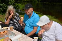 Zdjęcia z naszego pikniku nad rzeką w Borkowie. Lato 2025 roku.