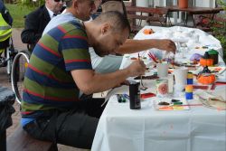 Zdjęcia z naszego uczestnictwa w imprezie sportowej w Domu Pomocy Społecznej w Szczutowie. Wrzesień 2025 roku.