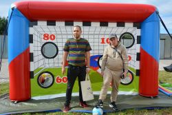 Zdjęcia z naszego uczestnictwa w imprezie sportowej w Domu Pomocy Społecznej w Szczutowie. Wrzesień 2025 roku.