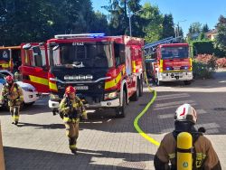 Ćwiczenia ratowniczo-gaśnicze w naszym Domu. Wrzesień 2025.