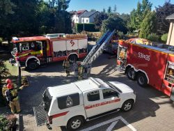 Ćwiczenia ratowniczo-gaśnicze w naszym Domu. Wrzesień 2025.