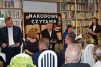 Akcja Narodowego Czytania w Miejsko Gminnej Bibliotece Publicznej w Nasielsku. Wrzesień 2025 roku.