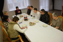 Zdjęcia z zebrania z udziałem Samorządu Mieszkańców, Pani Dyrektor i pracowników. Grudzień 2025 roku.