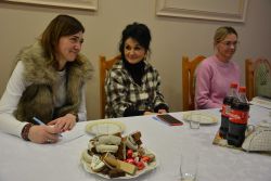 Zdjęcia z zebrania z udziałem Samorządu Mieszkańców, Pani Dyrektor i pracowników. Grudzień 2025 roku.