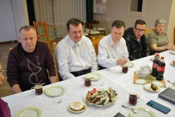 Zdjęcia z zebrania z udziałem Samorządu Mieszkańców, Pani Dyrektor i pracowników. Grudzień 2025 roku.