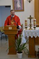 Msza Święta w intencji Pani Dyrektor, którą odprawił kapelan naszego Domu.