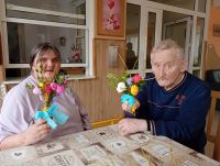 Uroczysta Msza Święta w kaplicy naszego Domu w Niedzielę Palmową. Marzec 2026 roku.