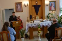 Uroczysta Msza Święta w kaplicy naszego Domu w Niedzielę Palmową. Marzec 2026 roku.