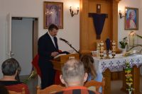 Uroczysta Msza Święta w kaplicy naszego Domu w Niedzielę Palmową. Marzec 2026 roku.