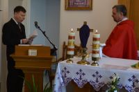 Uroczysta Msza Święta w kaplicy naszego Domu w Niedzielę Palmową. Marzec 2026 roku.