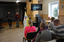 Spotkanie, jakie odbyło się w naszym Domu z okazji Dwudziestej Pierwszej Rocznicy Śmierci Jana Pawła II.