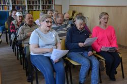 Spotkanie, jakie odbyło się w naszym Domu z okazji Dwudziestej Pierwszej Rocznicy Śmierci Jana Pawła II.