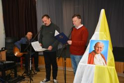 Spotkanie, jakie odbyło się w naszym Domu z okazji Dwudziestej Pierwszej Rocznicy Śmierci Jana Pawła II.