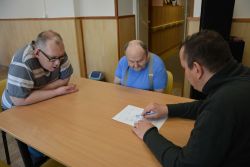 Spotkanie, jakie odbyło się w naszym Domu z okazji Dwudziestej Pierwszej Rocznicy Śmierci Jana Pawła II.