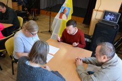 Spotkanie, jakie odbyło się w naszym Domu z okazji Dwudziestej Pierwszej Rocznicy Śmierci Jana Pawła II.