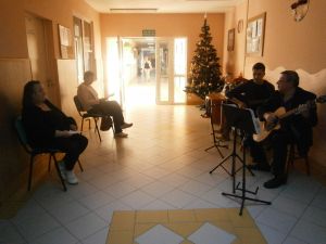 Wspólne kolędowanie.