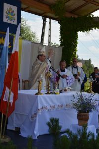 Błogosławieństwo od J. E. Ks. Biskupa Mirosława Milewskiego.