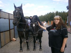 Nasza Mieszkanka, Pani Magda, przed jazdą bryczką.