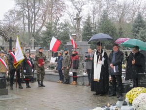 Uroczystości na nasielskim cmentarzu.